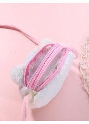 Plush Cat Sling Bag Tie Dye Placement Random