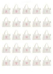 1Pc New Mini Casual Versatile And Diy 26 Letter Crossbody Bag For Back To School Season Suitable For Elementary School Junior High School High School And College Students Suitable For Daily Use When G