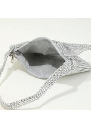 Children s New Style Princess Handbag With Bow Rhinestone And Glitter For Festive Party Gift Purse For Little Girls