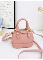 1pc Fashionable Textured Small Bag Fashionable Casual Shoulder Messenger Bag High End Korean Small Shell Bag Handbag Messenger Bag Lipstick And Coin Accessories Bag Pu Material High End Solid Color Co