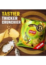Lay&#39;s Salt And Vinegar Flavoured Potato Chips 12g Pack of 21
