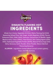 Doritos Flamin&#39; Hot Dinamita Chips Tortilla Spicy Nachos 145g