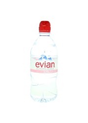 evian Recycled Bottles Natural Mineral Water 750ml Sports Cap