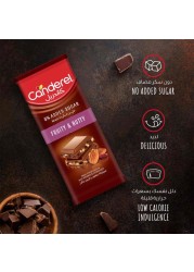 Canderel Fruity and Nutty Milk Chocolate with Raisins &amp; Almonds No Added Sugar 100g