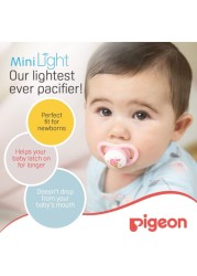 Pigeon Baby Girl Mini Light Pacifier 0m+ 78458 Pink