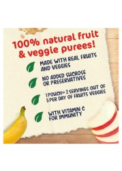 Nestle Cerelac My 1st Fruit and Cereal Blend Banana Apple and Oats Puree, from 6 Months, 90g Pack of 4