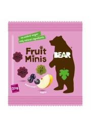 Bear Paws Apple And Blackcurrant Pure Fruit Snacks 20g Pack of 5