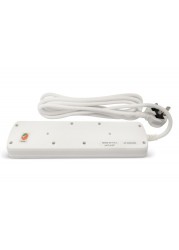 AFRA Universal Extension Cord, 4 Way, 4 Universal Sockets, 5 Meter Cable, Easy Set-Up &amp; Storage, Shockproof, 250V, AF-004EXRD-5MT, With 2 Years Warranty
