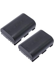 DMK POWER LP-E6 LP-E6N (2-Pack) Camera Battery for Canon EOS 5D Mark II Mark III Mark IV 5DS 5DS R 6D 60D 60Da 6D Mark II 7D 7D Mark II 70D 80D R XC10 XC15