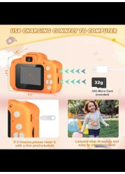 Radiotronics Upgrade Toddler Camera Children Video Camcorder,Kids Digital Selfie Camera Toys with 32GB SD Card for 3 4 5 6 7 8 9 Year Old Girls and Boys