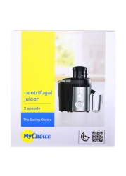 MyChoice Centrifugal Juice Extractor MJE-738CF Silver And Black 2L