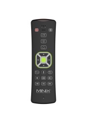Minix A3 Backlit Remote For Android Tv Box, Pc Mini Qwerty Wireless Keyboard With Backlit Buttons &amp; Six-Axis Gyroscope Remote With Voice Input