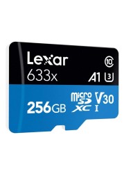Lexar High Performance microSDHC with Adapter 633x 256GB UHS-I Black/Blue