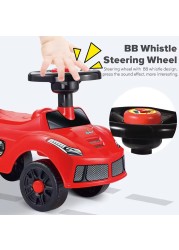 Toy Land Kids Foot to Floor Ride on Push Car for Toddlers with Saftey Backest