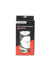 Spartan Mounting Bicycle Adjustable Training Wheels SP-9035 White 12-20inch