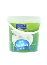 الروابي زبادي طازج كامل الدسم 1 كيلوغرام