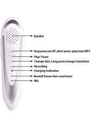 Word by Word The Quran Reading Pen (Small Size 19CM), Inside 10 Reciters Voices / 6 Languages With Additional 16 Books