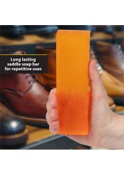 FiebingsGlycerine Saddle Soap for Leather Cleaner Conditioner Restorer for Car Seats Couches Shoes Purses Boots Bags Leather Goods 7 oz