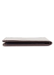 Big Skinny Mens World Leather BiFold Slim Wallet Holds Up to 35 Cards Brown