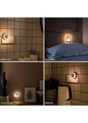 Generic Night Light Plug Into Wall, Nightlight With Dusk To Dawn Sensor, 0.5W LED Night Light For Kids Room, Baby Night Light, Bathroom Night Light, Stair Lights, Hallway Light