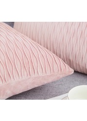 Mei Homecenter قطعتان من الوسائد البرونزية المطبوعة مع راحة إضافية ومظهر عصري فاخر، (45 × 45 سم)
