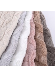 2 PCS Of Throw Pillow With Extra Comfort And Fluffy Material With Soft Handfeel