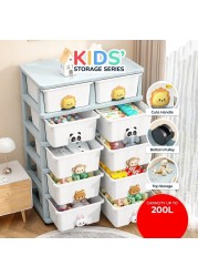 COZY NEST Multi-Layer Plasti Drawer Storage Cabinet Clothes Organizer Rolling Toy Box With Wheels For Kitchen Container Box,Bath,Living Room,Office