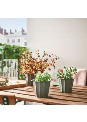 Plant Pot In/Outdoor Grey 9cm
