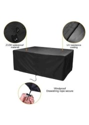 Outdoor Table Resistant Waterproof Storage Waterproof Patio Furniture Cover 270x180x89