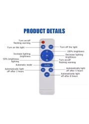 Generic LED Street Garden Solar Flood Light 2000W Outdoor Solar Power Lamp Floodlight Waterproof