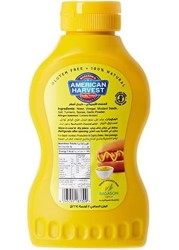 American Harvest Classic Yellow Mustard Sauce, 227 gm