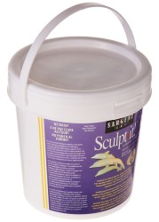 Sargent Art 2Pound White SculptIt Resealable Tub NonToxic Little or No Shrinkage Air Dry Easy Storage