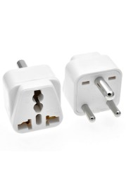 KKmoon-South African Switch Plug Converter Type M Plug Adapter Safe Grounded Small Travel Adapter Plug for South African/Indian Travel Power Plug Adapter Converter 0-10A 250V