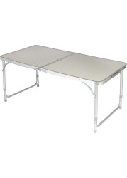 Royalford Camping Table And Chairs- Rf11676 Lightweight, Portable And Foldable, Folds Flat For Storage Iron Tube With Washable Cloth And Perfect For Indoor And Outdoor Entertainment Silver