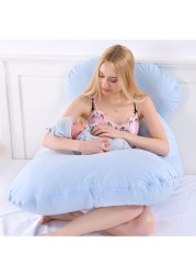 وسادة حمل على شكل حرف (U) مع غطاء قطني قابل للغسل من ديديل- لتسكين آلام الظهر والظهر