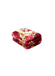 STARLIFE Premium Quality Embrossed Super Soft Royal Double Ply Blanket 100% Polyester 14 LBS 220X240CM