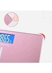 Aiwanto Bathroom Scale Bathroom Body Scale Weight Scale Bathroom Weighing Scale Gift for Women&#39;s Bathroom Digital Scale Pink