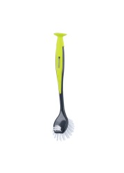 Royalford Rf9604 Dish Brush - Portable Long Soft Handle Flexible Ergonomic Design With Hanging Hole, Kitchen Brush, Best Scratch-Free Cleaning Tool For Pots, Dishes Pans &amp; More