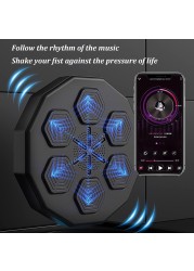 Max Strength Wall Mounted Boxing Training Machine Smart Music Boxing Pads