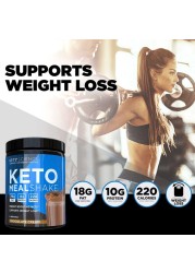 Keto Science Chocolate Cream Keto Meal Shake Powder 539g
