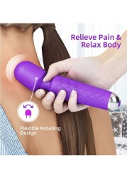 Generic Portable Waterproof Handheld Cordless Vibration Massager For Back Neck Shoulder Sports Recovery Muscle Aches