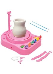 Generic - Kids Bginners Pottery Wheel Kit with Clay Paints and Tools DIY Toy Best Gift