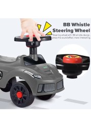 Toy Land Kids Foot to Floor Ride on Push Car for Toddlers with Saftey Backest