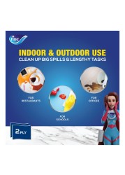 Fine Kitchen Tissue Roll 750Meters X 2 Ply 1 Mega Roll