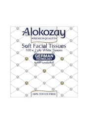 Alokozay 2 Ply Soft Facial Tissue 100 Sheets
