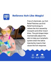 NATPAT Magic Patch Itch Relief Patches Insect Bite Patch for Mosquitos Ticks Midges Sandflies and Bed Bug Bites 30 Count BUZZPATCH The Original Natural Patch for Itch Relief