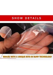 Lavish Clear Resealable Plastic Ziplock Storage Bag Size - 30 X 40 cm, [100-Units]