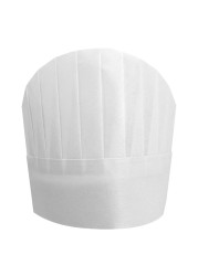 Kleen Grip Disposable Chef Hats White 9&quot; 60gsm non woven 10pcs/Bag