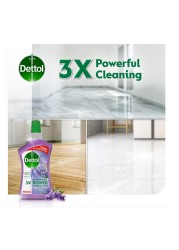 Dettol Antibacterial 3x Power Floor Cleaner Lavender 900ml Pack of 2