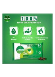 Dettol Anti-Bacteria 80 Wipes